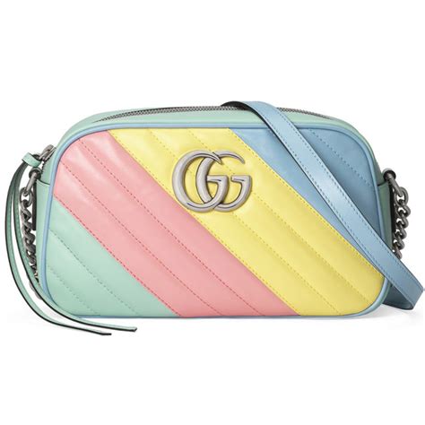 gucci marmont pastel rainbow|gg marmont handbags.